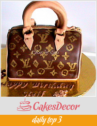 My First Louis Vuitton Bag Cake