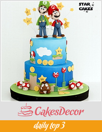 Super Mario Bros cake