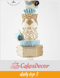 Krikor Jabotian Inspired Wedding Cake - Wedding Cakes Inspired By Fashion