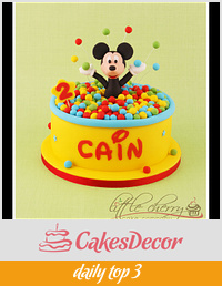 Mickey Mouse Ball Pit Fun Cake