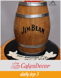 Jim Beam Whisky Barrel 31KG