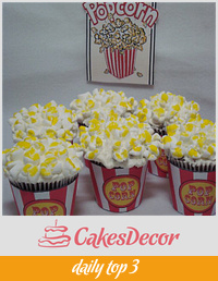 Carnival Cupcakes, Popcorn, Goldfish, & Ice Cream Cones