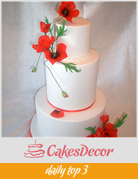  Wedding cake poppies