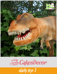 T-Rex cake