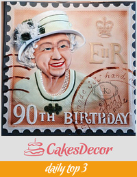 vintage stamp of HM the Queen :-) 