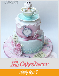 Alice Christening Cake