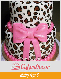 Leopard Print Cake