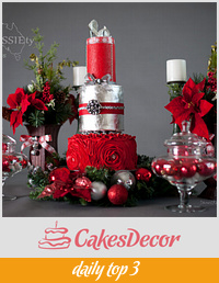 Bells and Bows wedding cake...Cake Central magazine vol 4 issue 12