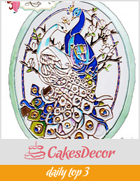 Peacock love  Magnificent Bangladesh - An International Cake Art Collaboration