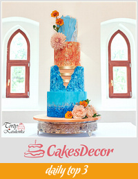 Colorfull Wedding Cake