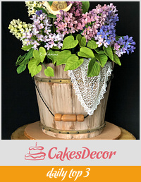 Lilac Blossom Garden Cake!....