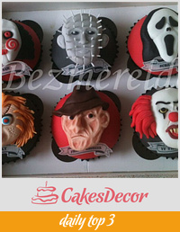 Horror movie cupcakes
