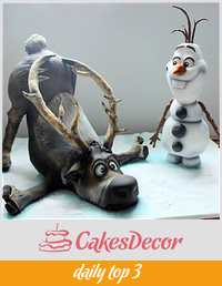Bake a Christmas Wish - Cake from Frozen