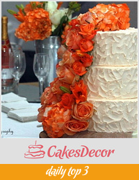 "Rustic" Wedding Cake