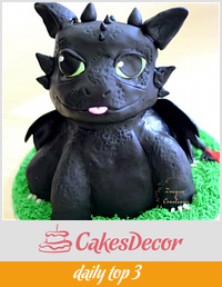 Little dragon cake 