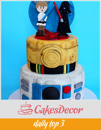 Star Wars Cake: Good vs Evil