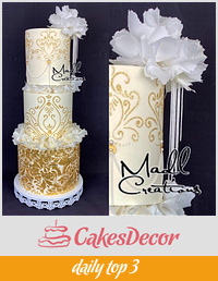 Wedding cake wafer paper 
