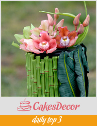 Oriental Orchid Cake