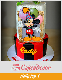 Mickey Mouse Cake for Cody