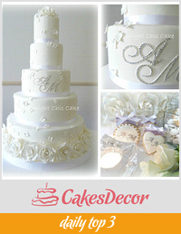 swarovski wedding cake