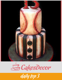 Vintage Baseball Cake