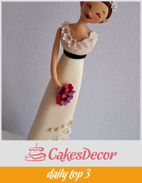 Bride Wedding Cake Topper