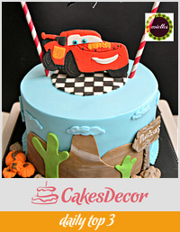 CARS Lightning McQueen Birthday Cake