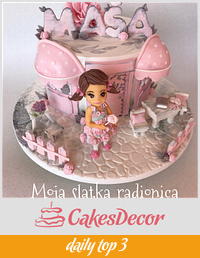 Little girl cake 