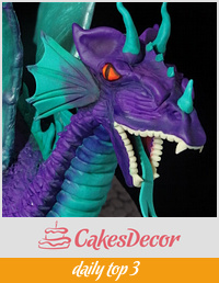 3D Dragon Wedding Cake