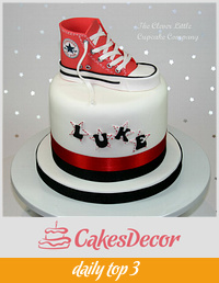 Converse Boot Celebration Cake