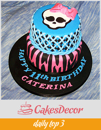 Monster High Birthday Cake