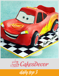 McQueen Car Cake 