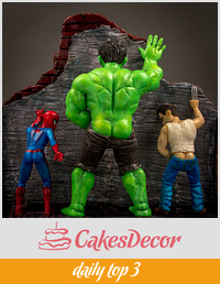 Peeing heroes - Cake Con Collaboration