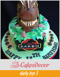 Aarons Allosaurus Cake! 