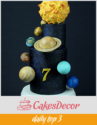 Solar System Birthday Cake
