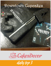 PS3 / Black Ops Cake
