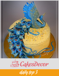 Cake "The Blue Bird"