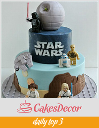 Star Wars Lego Cake