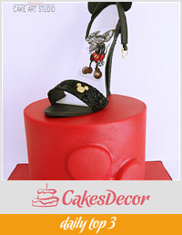 Mickey Mouse shoe from Couture Cakers International Collaboration  