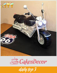 3 ft 3D Motorbike Cake