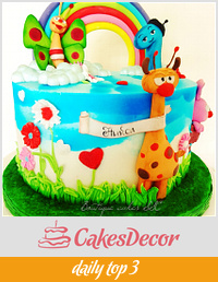 Baby tv themed cake