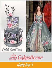 My creation for Couture Cakers  Collaboration 2018. 