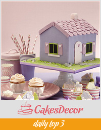 Doll house cake party - my cake decorating book in the works