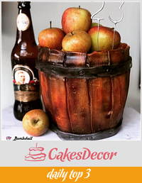 Apple Strudel Barrel Cake 