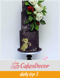 Contemporary Wedding Cake 
