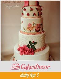 Spring wedding cake