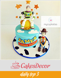 Toy story Buzz & Woodie cake
