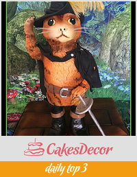 Puss in boots /cpc shrek cake collaboration