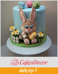 Easter bunny cake