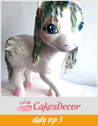 3d unicorn cake 